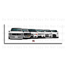 Load image into Gallery viewer, Nissan Skyline Generations R32 R33 R34 R35
