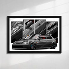 Load image into Gallery viewer, Honda Civic 6th Gen Hatchback Preface #454 - #462
