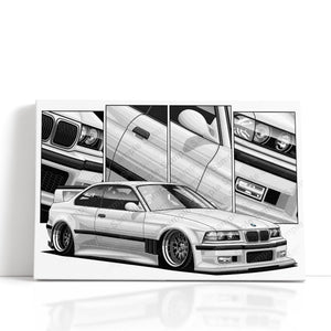 BMW M3 E36 Coupe Widebody #091- #099