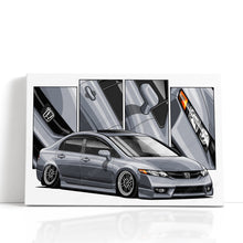 Load image into Gallery viewer, Honda Civic 8th Gen Sedan Facelift #130 - #138
