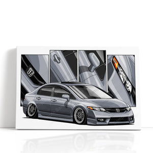 Honda Civic 8th Gen Sedan Facelift #130 - #138