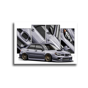 #109 Subaru Impreza WRX STI 2nd Gen Hawk Eye Sedan
