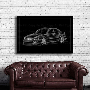 #076 SUBARU Impreza WRX 2nd Gen