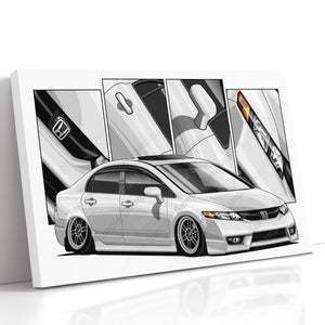 Honda Civic 8th Gen Sedan Facelift #130 - #138