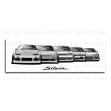 Load image into Gallery viewer, Nissan 240sx Silvia Generations
