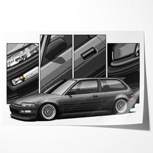 Load image into Gallery viewer, Honda Civic 4th Gen Hatchback Pre-face #481 - #489
