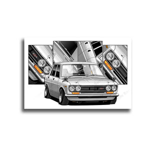 #001 Datsun 510 Bluebird Sedan