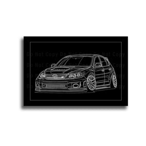 #139 SUBARU Impreza WRX STI 3rd Gen Wagon
