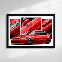 Load image into Gallery viewer, Honda Civic 6th Gen Hatchback Preface #454 - #462
