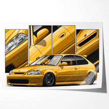 Load image into Gallery viewer, Honda Civic 6th Gen Hatchback Preface #454 - #462
