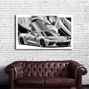 #012 Chevy Corvette C8 2020 2021 2022 2023 2024