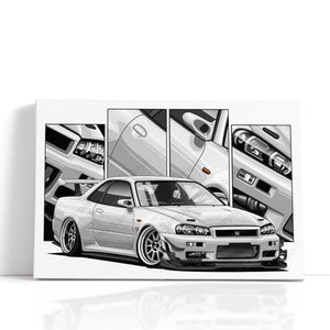Nissan Skyline R34 #019 - #027
