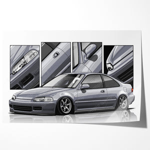 Honda Civic 5th Gen Coupe #211 - #219