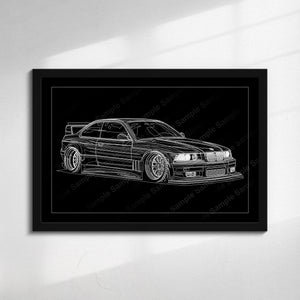 BMW M3 E36 Coupe Widebody #091- #099