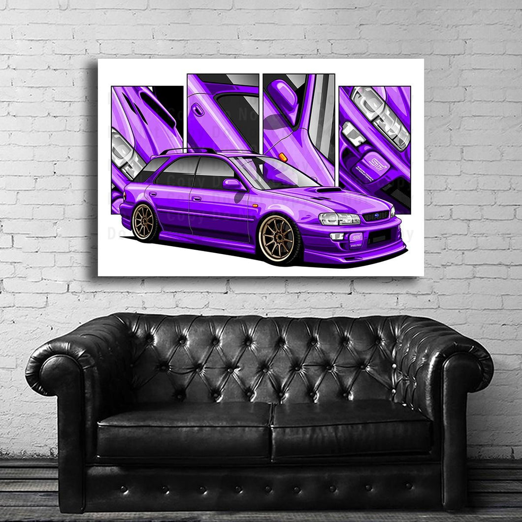 #161 Subaru Impreza WRX STI Meaneye GF8 Wagon