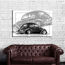 Load image into Gallery viewer, #022BW Volkswagen Beatle
