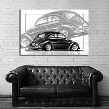 Load image into Gallery viewer, #022BW Volkswagen Beatle
