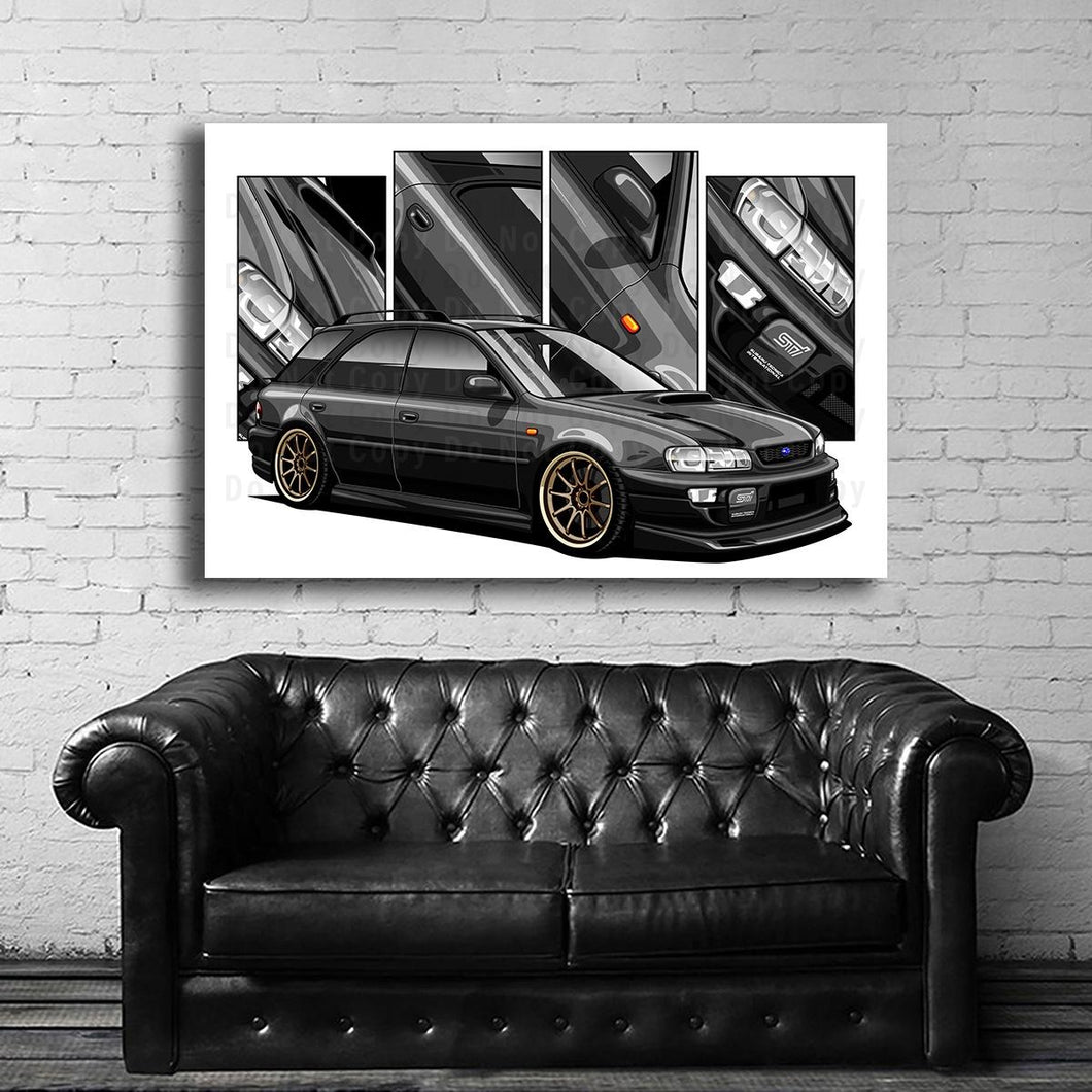 #156 Subaru Impreza WRX STI Meaneye GF8 Wagon