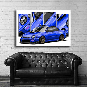 #081 SUBARU Impreza WRX 2nd Gen