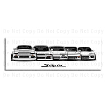 Load image into Gallery viewer, Nissan 240sx Silvia Generations
