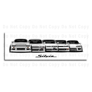 Nissan 240sx Silvia Generations