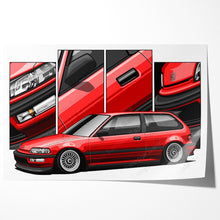 Load image into Gallery viewer, Honda Civic 4th Gen Hatchback Pre-face #481 - #489
