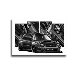 #111 Subaru Impreza WRX STI 2nd Gen Hawk Eye Sedan