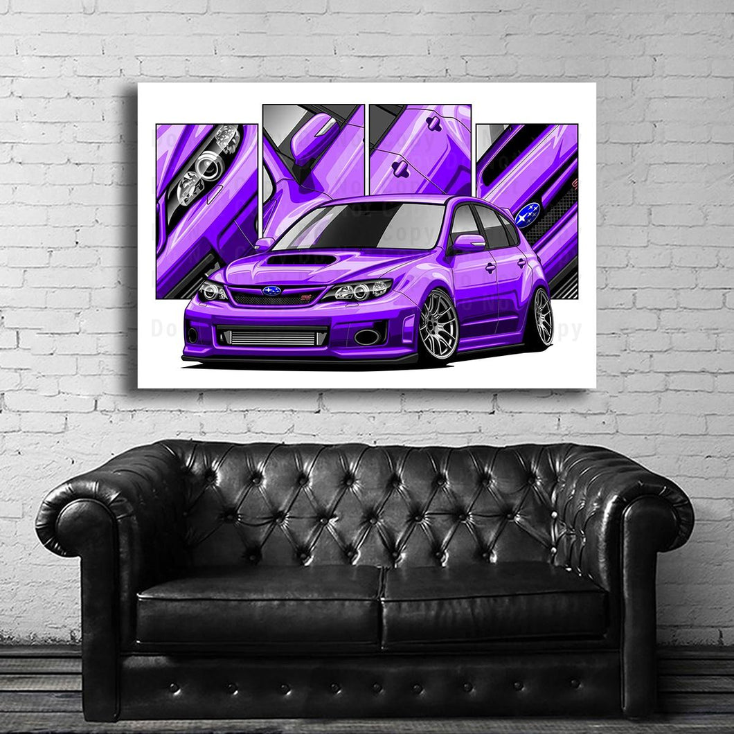 #143 SUBARU Impreza WRX STI 3rd Gen Wagon