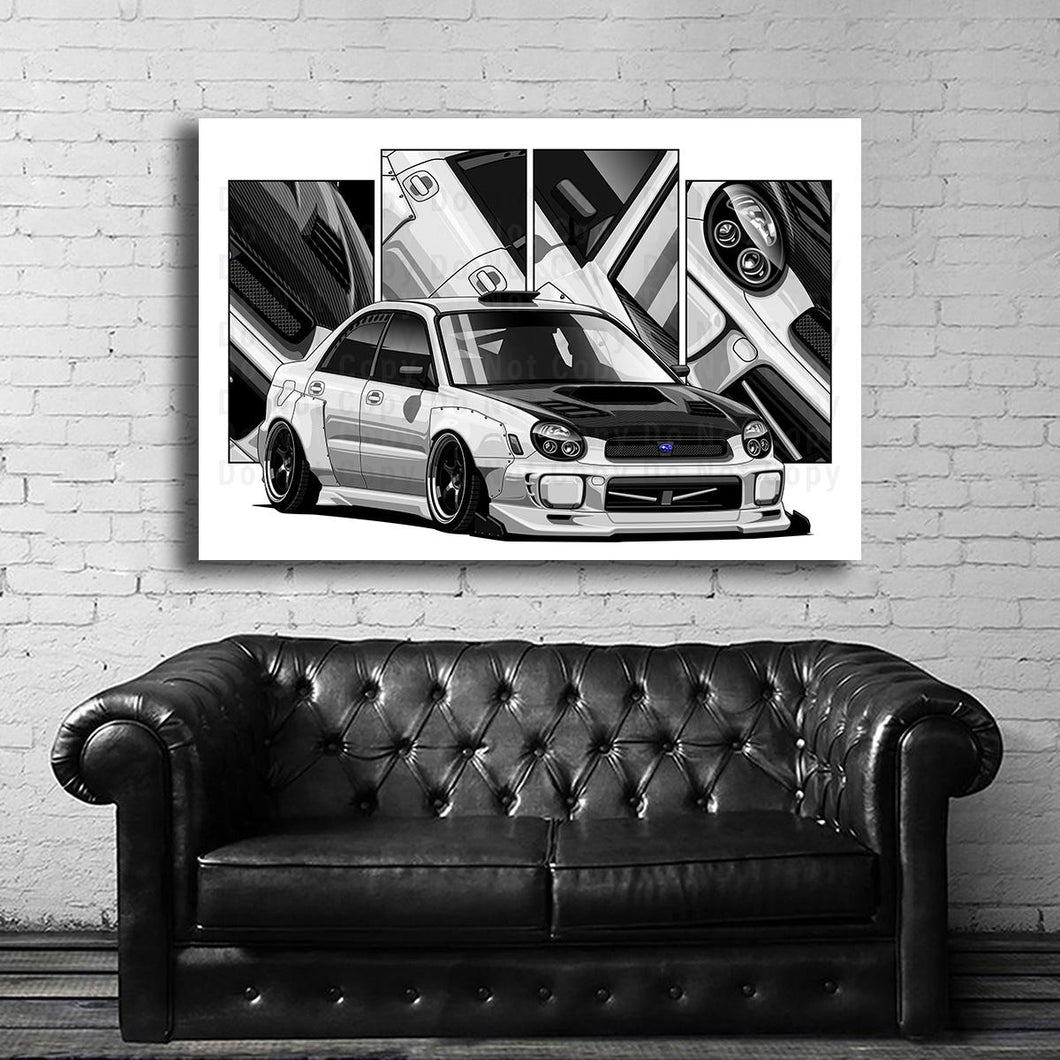 #110 Subaru Impreza WRX STI 2nd Gen Hawk Eye Sedan