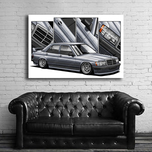 #090 Mercedes Benz 190e W201 Sedan