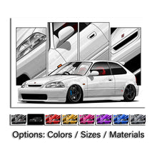 Load image into Gallery viewer, Honda Civic 6th Gen Hatchback Preface #454 - #462
