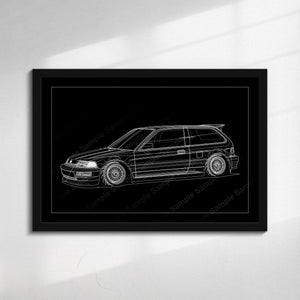 Honda Civic 4th Gen Hatchback Pre-face #481 - #489
