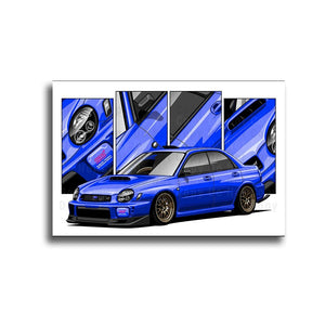 #081 SUBARU Impreza WRX 2nd Gen