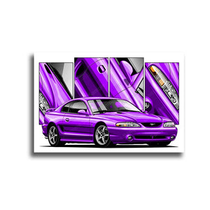 #189 Ford Mustang 4th Gen 1994 1995 1996 1997 1998