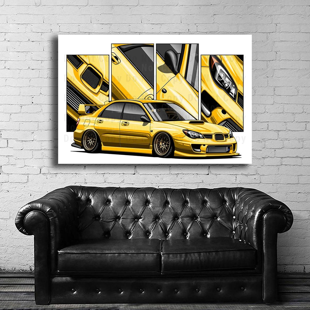 #105 Subaru Impreza WRX STI 2nd Gen Hawk Eye Sedan