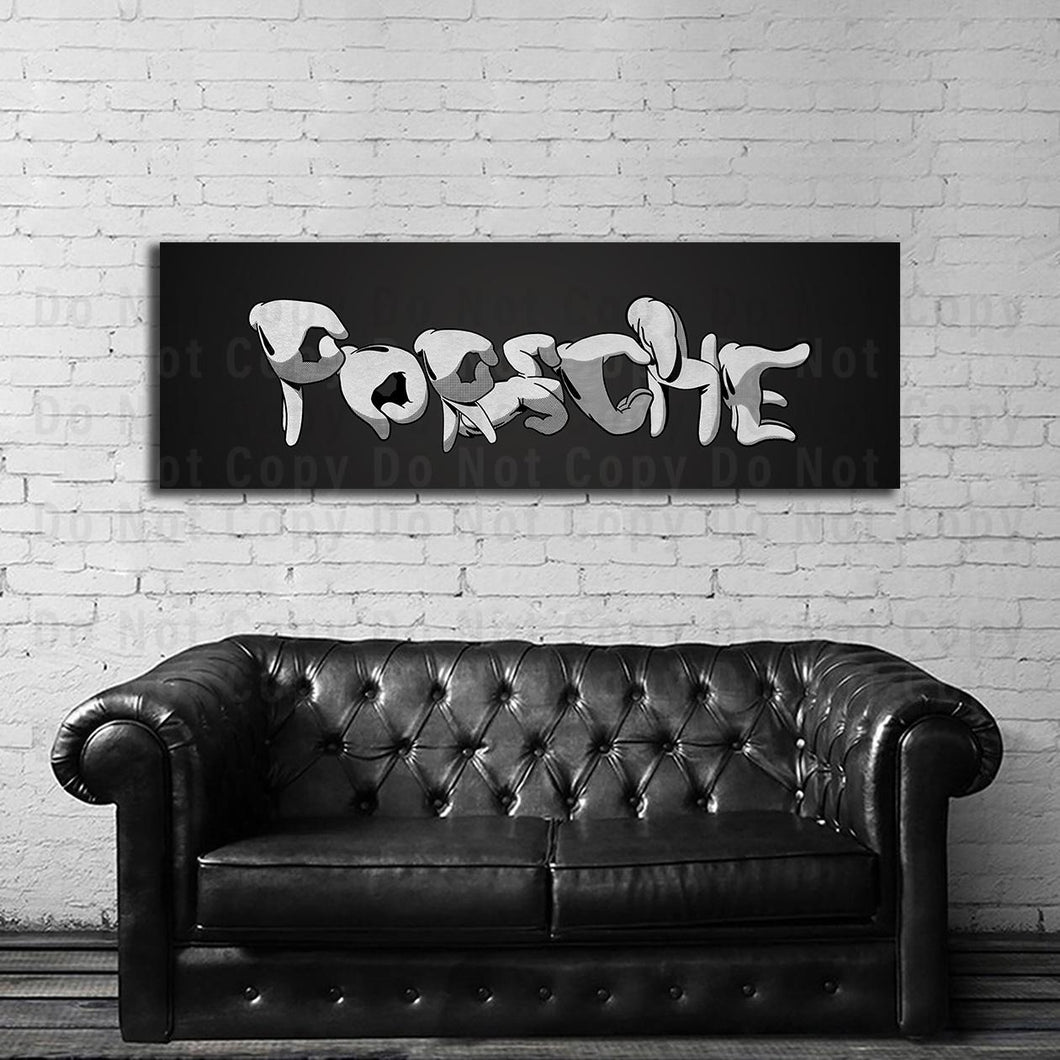 #851 Porsche Hand Sign