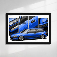 Load image into Gallery viewer, Honda Civic 4th Gen Hatchback Pre-face #481 - #489
