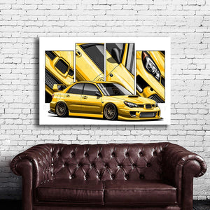 #105 Subaru Impreza WRX STI 2nd Gen Hawk Eye Sedan