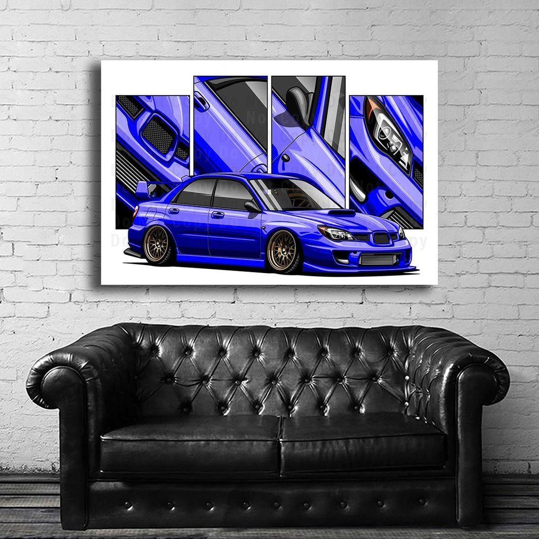 #108 Subaru Impreza WRX STI 2nd Gen Hawk Eye Sedan