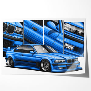 BMW M3 E36 Coupe Widebody #091- #099