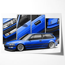 Load image into Gallery viewer, Honda Civic 4th Gen Hatchback Pre-face #481 - #489
