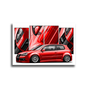 #123 Volkswagen Golf MK5 Hatchback