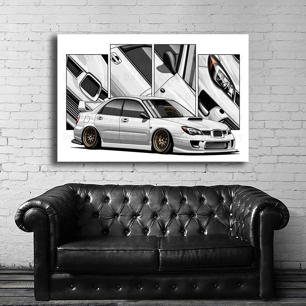 #101 Subaru Impreza WRX STI 2nd Gen Hawk Eye Sedan