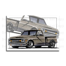 Load image into Gallery viewer, #041BW Chevy Truck C10
