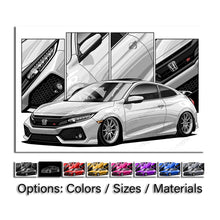 Load image into Gallery viewer, Honda Civic 10th Gen Coupe 2016 - 2018 SI Pre-face #382 - #390
