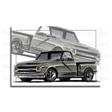 Load image into Gallery viewer, #042BW Chevy Truck C10
