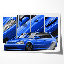 Load image into Gallery viewer, Honda Civic 6th Gen Hatchback Preface #454 - #462
