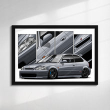 Load image into Gallery viewer, Honda Civic 6th Gen Hatchback Preface #454 - #462
