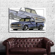 Load image into Gallery viewer, #043BW Chevy Truck C10
