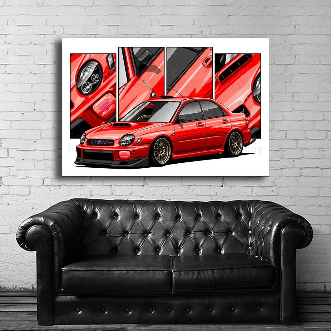 #077 SUBARU Impreza WRX 2nd Gen